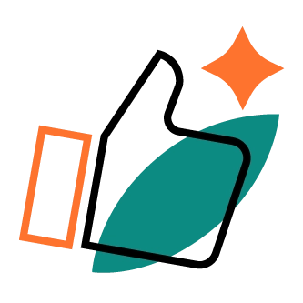 Excellent reviews symbol