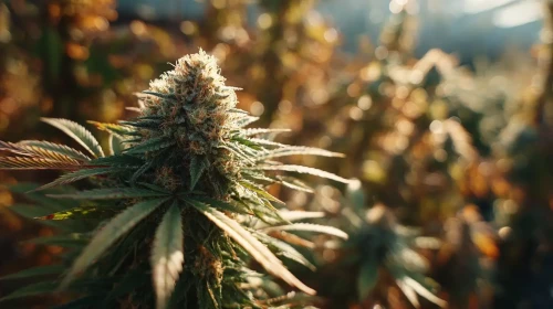 Cannabisplant rijpt voor grotere opbrengst