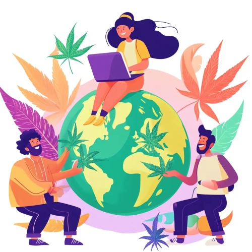 Cannabis-Verteilung rund um die Welt